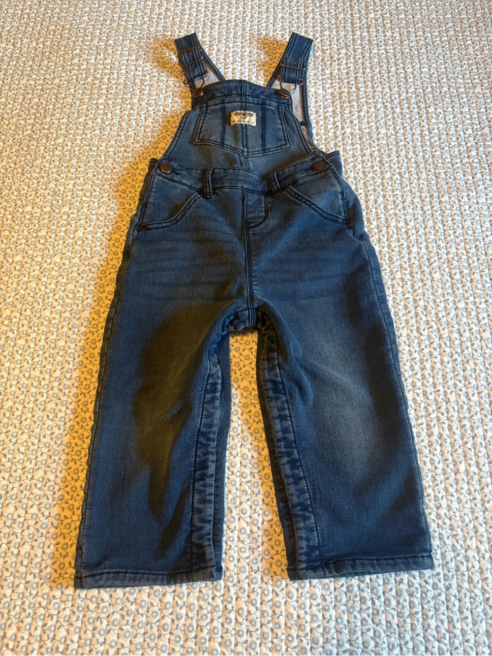 OshKosh B'gosh Dark Blue Denim Kids Overalls
